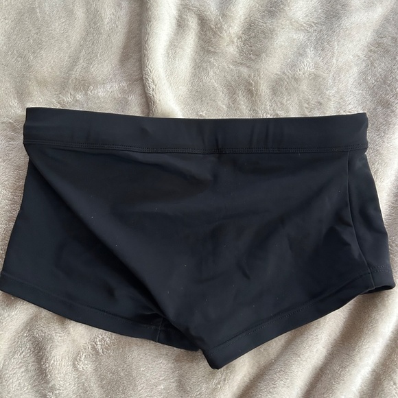 2(X)IST Men's Cabo Solid Square Leg Swim Brief, Black, Small - Picture 3 of 6